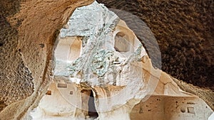 Fairy Chimneys at Pasabag, the valley of the monks in Goreme, Cappadocia