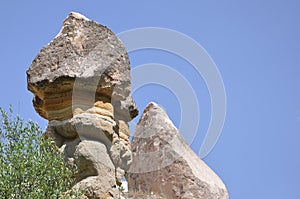 Fairy Chimneys - Red Rose Valley, Goreme, Cappadocia, Turkey