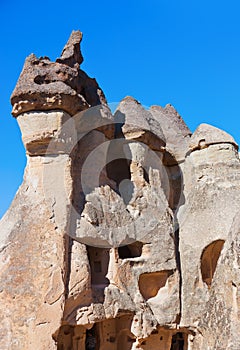 Fairy chimneys (rock formations) at Cappadocia Turkey