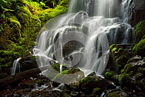 Fairy Falls along Columbia Gorge, Oregon