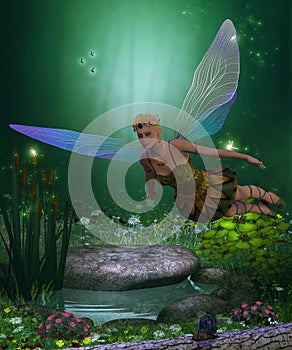 Fairy in Flight