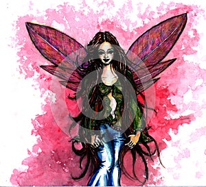 Fairy in jeans