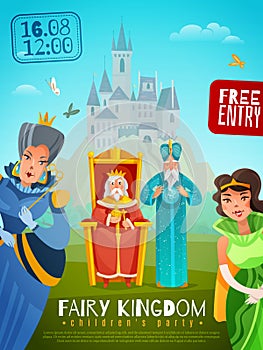 Fairy Kingdom Vector Illustration