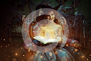 Fairy with magic book