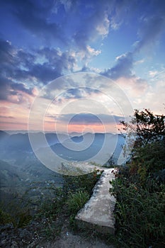 Fairy mountain in wulong, chongqing, china