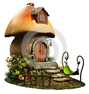 Fairy mushroom house