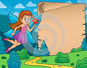 Fairy and parchment theme 1