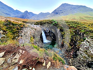 Fairy pool waterfall in Scotland