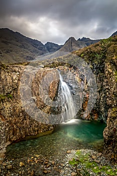 Fairy Pools Waterfall Skye Island Scotland