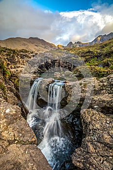 Fairy Pools Waterfall Skye Island Scotland