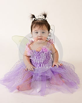 Fairy princess with funny expression