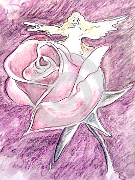 Fairy of the rose