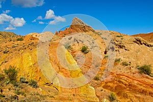 Fairy tale canyon in Kirgyzstan photo