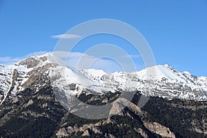 Fairy-tale mountains, Europe, the Principality of Andorra, the eastern Pyrenees, the sector of skiing Pal.