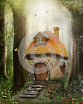 Fairy Tale Mushroom House