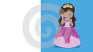 fairy tale princesses brown purple dress 10