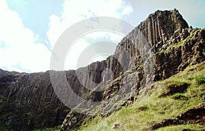 Fairy tale rock formation at Giants Causeway