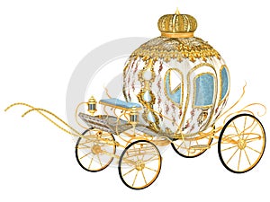 Fairy tale royal carriage