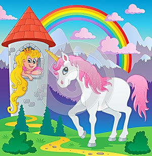 Fairy tale unicorn theme image 3