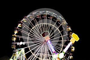 Fairy Wheel in an Night, Long Exposure