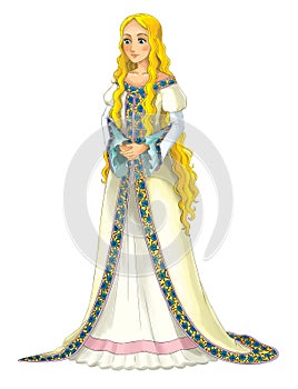 Fairytale cartoon character - princess