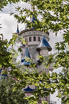 Fairytale Castle Behind Trees in Public Cultural Park, Eskisehir