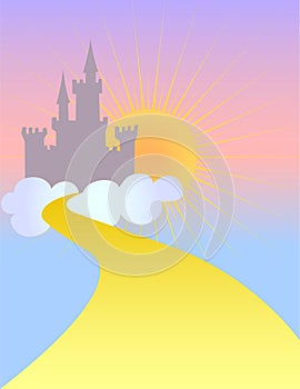 Fairytale Castle in the Sky/eps