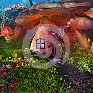 Fairytale mushrooms