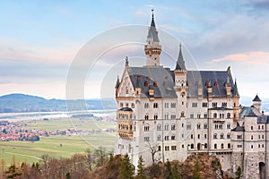 Fairytale Neuschwanstein Castle, Bavaria, Germany