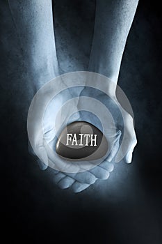 Faith Christianity God Jesus Hands Background