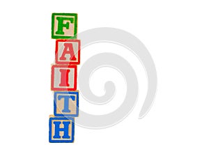 Faith Letter Blocks 2