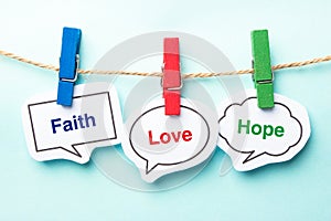 Faith love hope