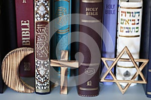 Faith and religion. Interfaith symbols