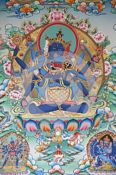 Faith, spirituality and religion. Tibetan Thangka