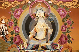 Faith, spirituality and religion. Tibetan Thangka