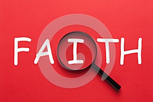 Faith Word Concept