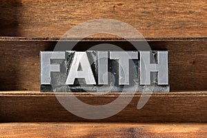 Faith word tray