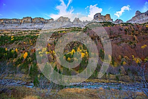 Faja de Pelay in Ordesa valley Pyrenees Huesca Spain photo