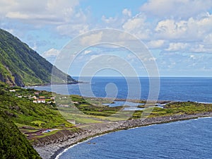 Faja dos Cubres on Sao Jorge Island, Azores photo