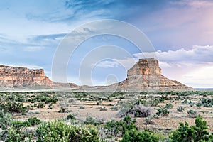 Fajada Butte in Chaco Culture National Historical Park, NM, USA photo