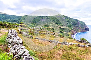FajÃ£ Grande on the island of Flores in the Azores, Portugal