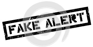 Fake Alert rubber stamp