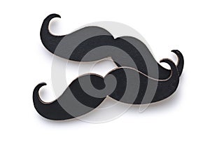 Fake black mustache.