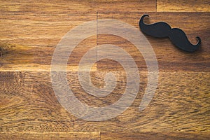 Fake black mustache.