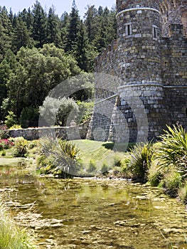 Fake castle at Napa Valley, a tourist attraction