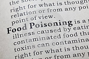 Definition of Food Poisoning