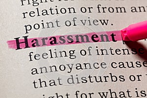 Definition of harassment