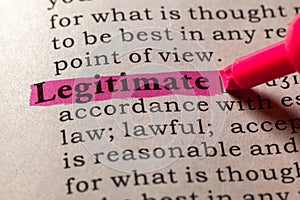 legitimate