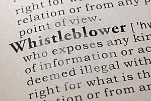 Definition of whistleblower