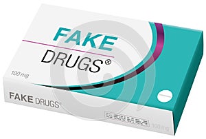 Fake Drugs Pills Medicine Package